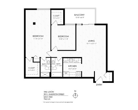 2 bedroom for rent in Denver